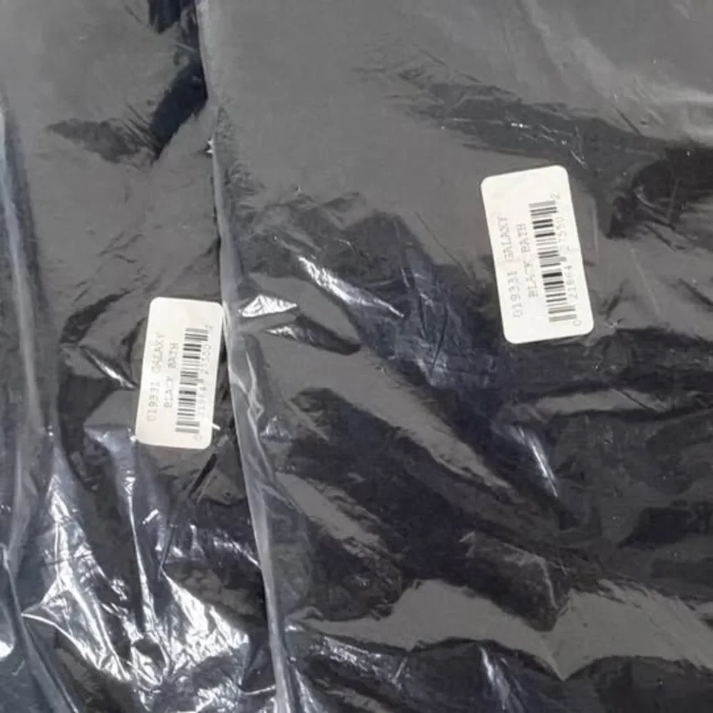 2 Black Metallic Bath Towels 27”x50” Large NEW TOTAL OF 2